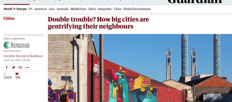 The Guardian s’intéresse à la gentrification de Bordeaux