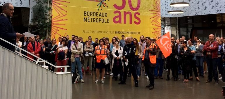 Les agents de Bordeaux Métropole mobilisés contre le nouveau régime indemnitaire