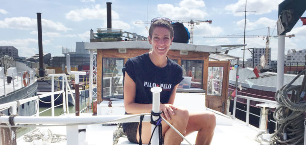 Valentina Iorio, une pirate sur les Bassins à flot