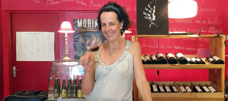 Sandrine Jacotot, vendeuse de vins de vies