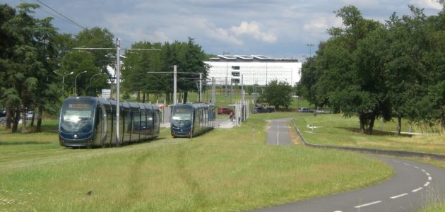 Terminus Pellegrin pour le tram de Gradignan, exit Cenon et les boulevards