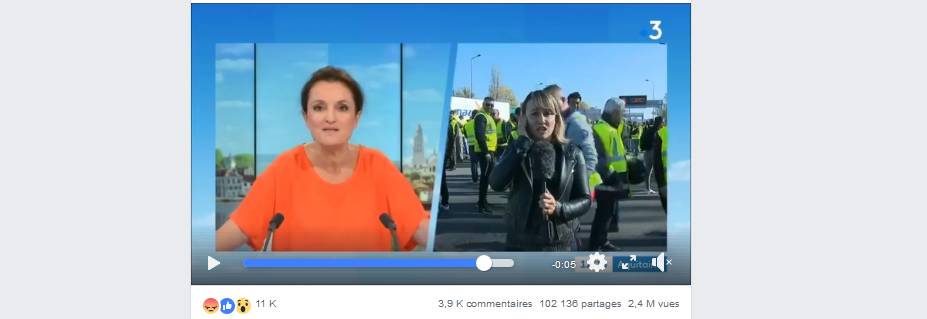 France 3 Aquitaine a-t-elle censuré une charge des CRS contre les gilets jaunes ?