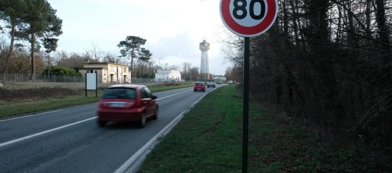Moins de morts sur les routes de Gironde passées à 80 km/h