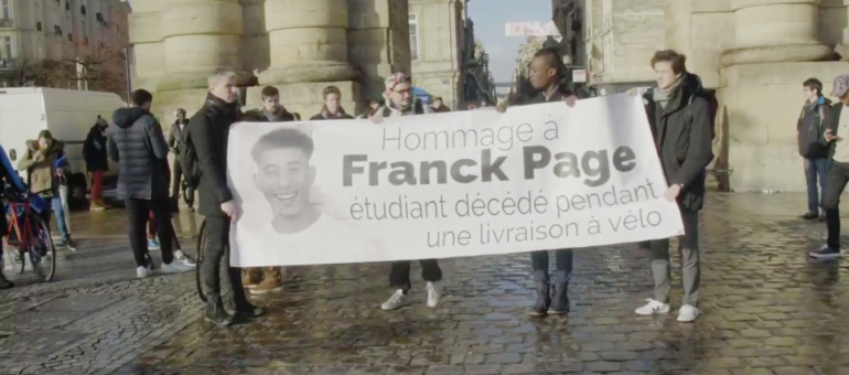 Hommage à Franck Page : « Ce n’est pas normal de mourir dans le cadre d’un job étudiant »