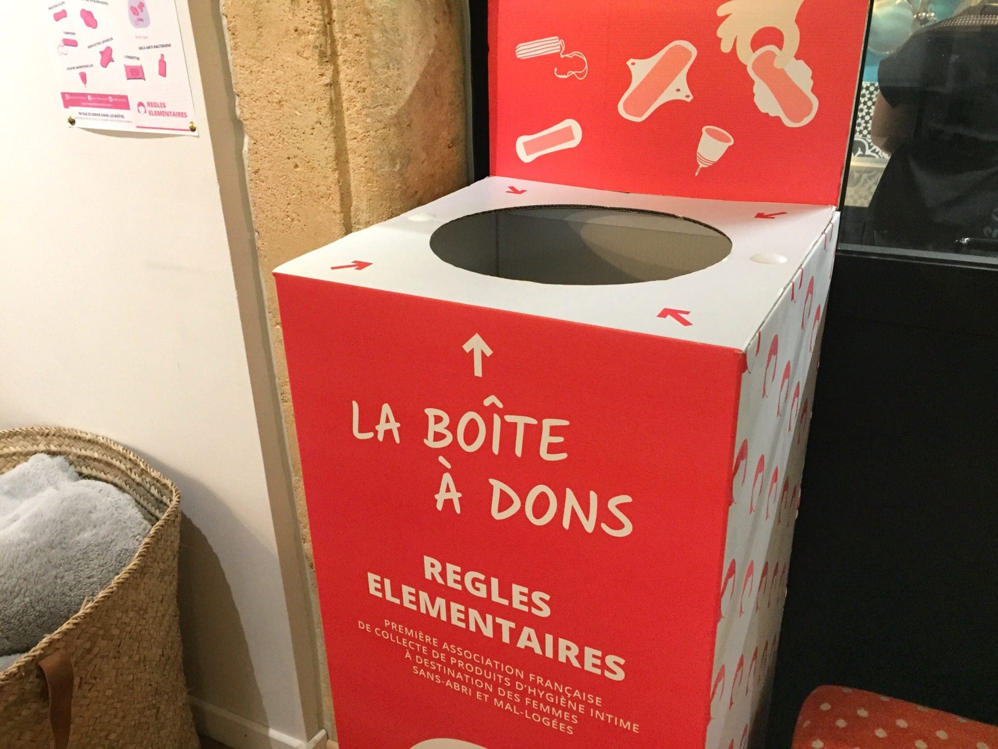A Bordeaux, des dons pour soulager la précarité menstruelle
