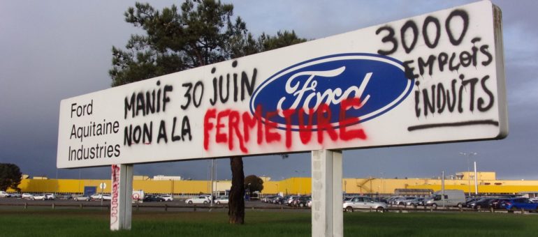 Ford doit céder son usine de Blanquefort pour « un euro symbolique », exigent les collectivités
