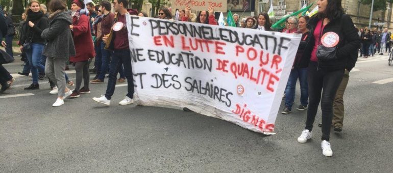 2000 manifestants à Bordeaux contre la réforme de la fonction publique