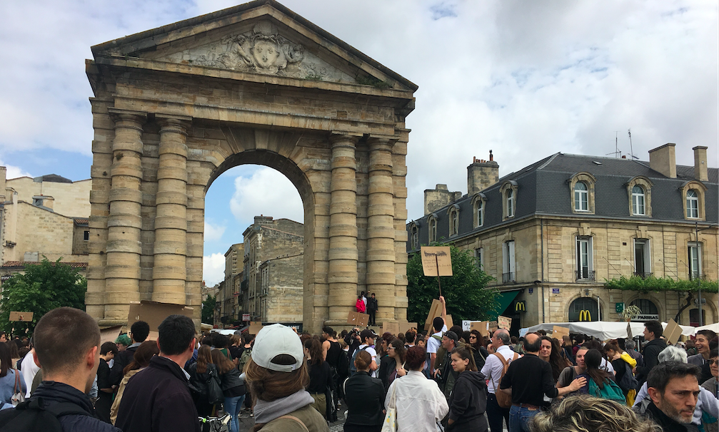 La deuxième grève pour le climat mobilise moins à Bordeaux