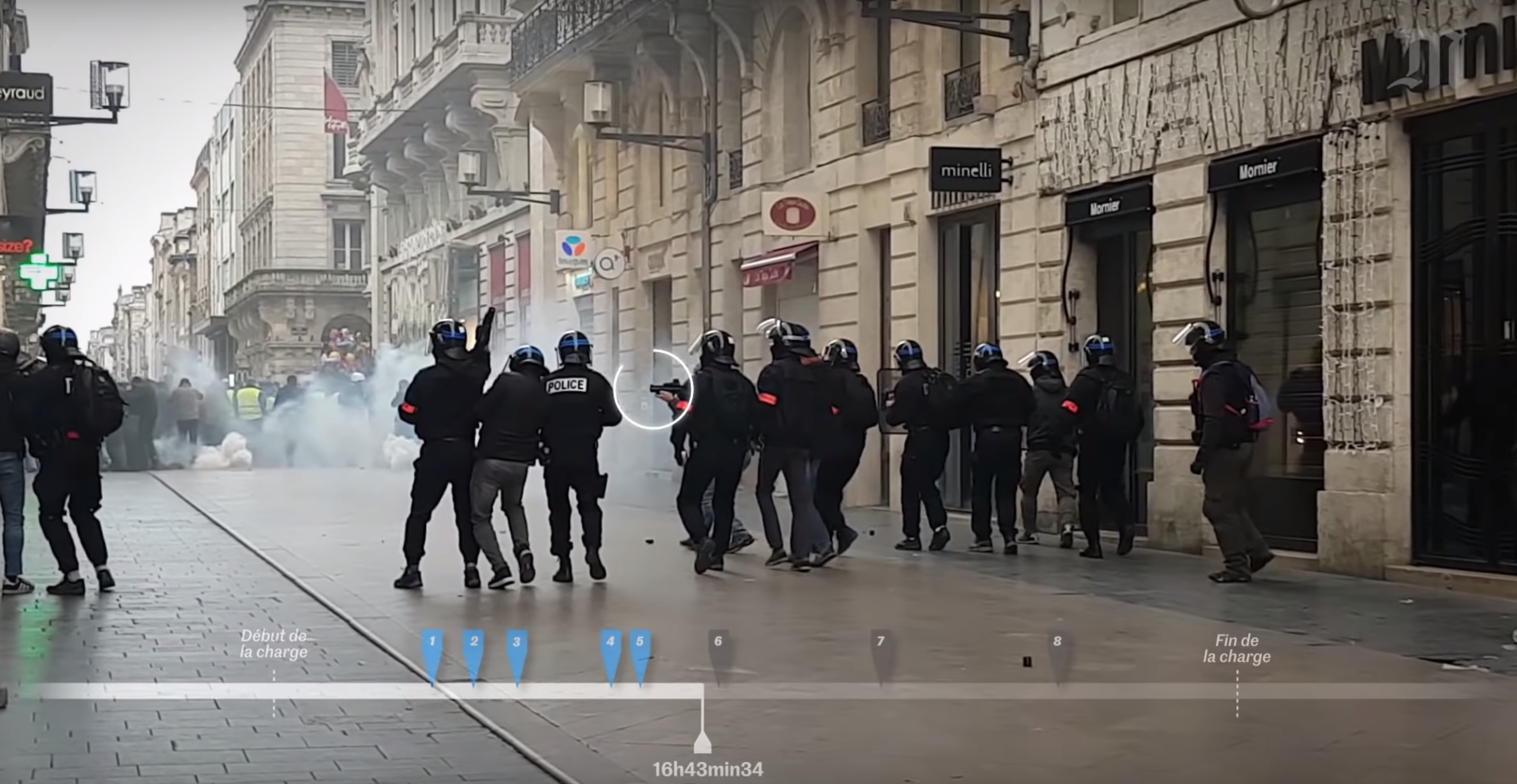 Gilets jaunes : une enquête du Monde confirme une violence policière à Bordeaux