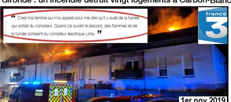 Le compteur Linky sur le grill après l’incendie de Carbon-Blanc ?