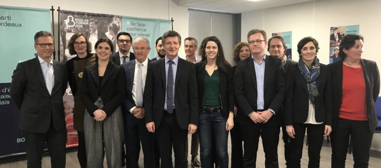 Au marché de Bordeaux Brienne, Nicolas Florian livre ses premiers colistiers