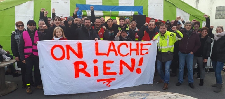 Les « énergéticiens » revendiquent des coupures de gaz et bloquent le dépôt d’Enedis GRDF à Floirac