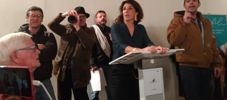 Les vœux de la députée marcheuse Catherine Fabre bousculés par des opposants à la réforme des retraites