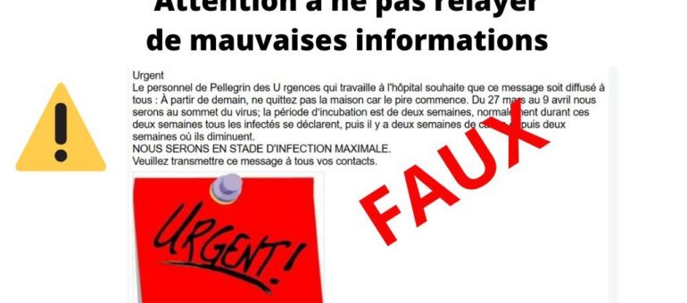 Coronavirus : le CHU de Bordeaux dément une info relayée sur les réseaux sociaux