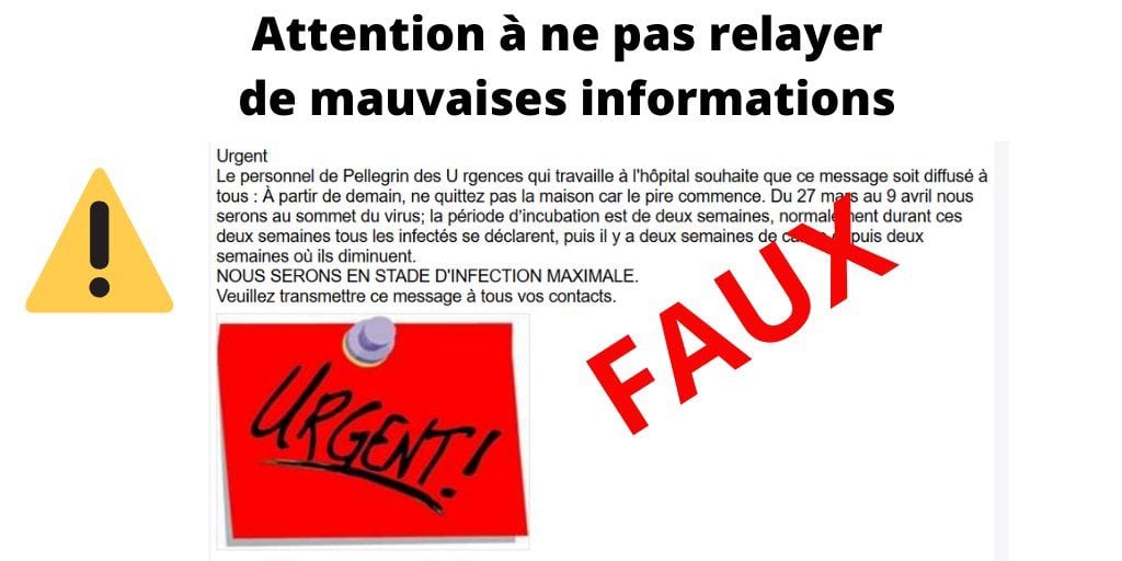 Coronavirus : le CHU de Bordeaux dément une info relayée sur les réseaux sociaux