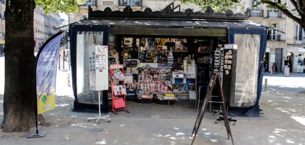 Derrière les kiosques bordelais, toute la distribution de la presse déprimée