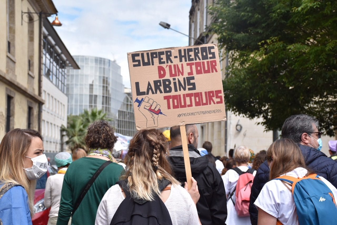 Manifestation des soignants : « Nous sommes des pros, pas des héros »