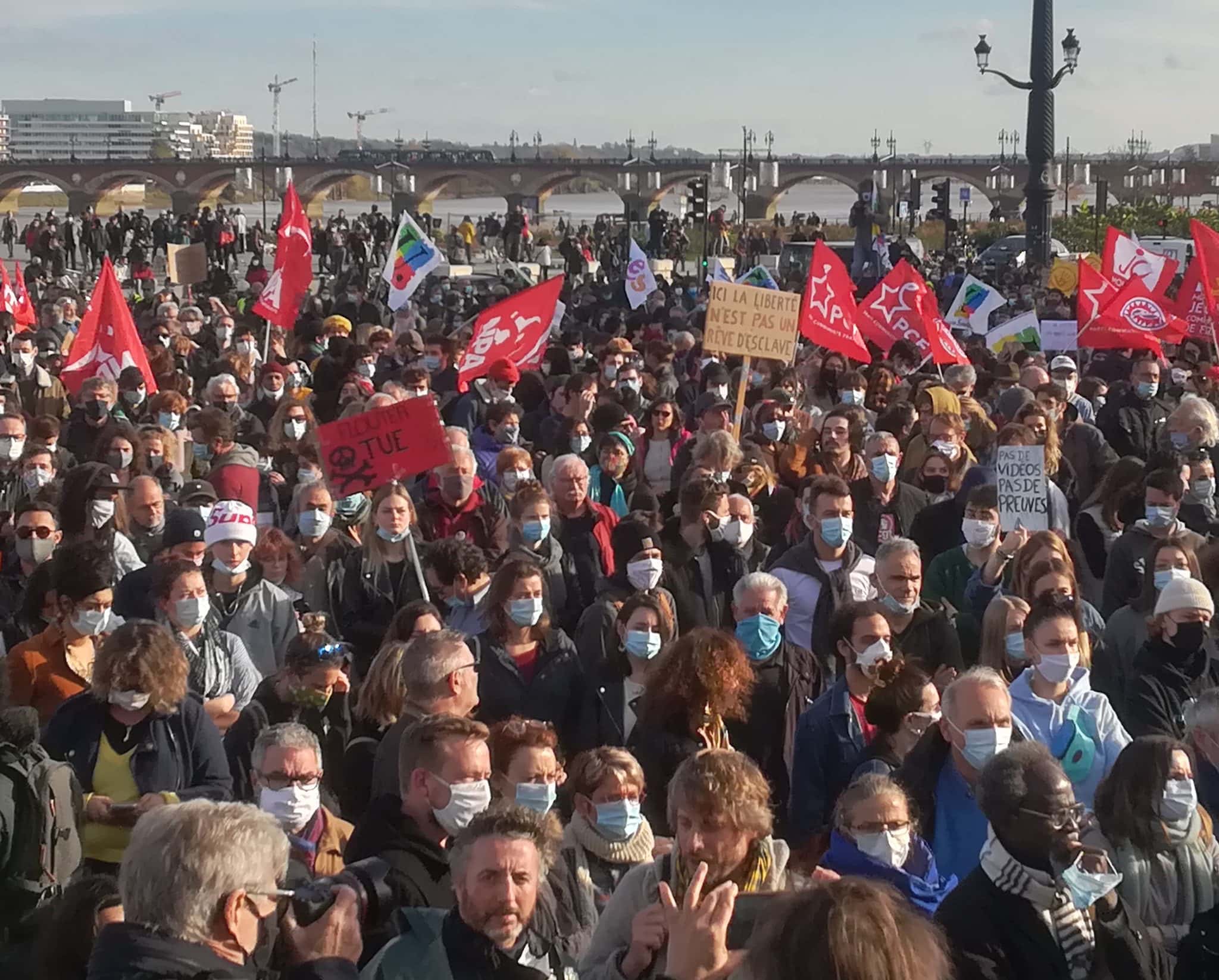 Sécurité globale : une marche pour la démocratie et les libertés ce samedi 16 janvier à Bordeaux