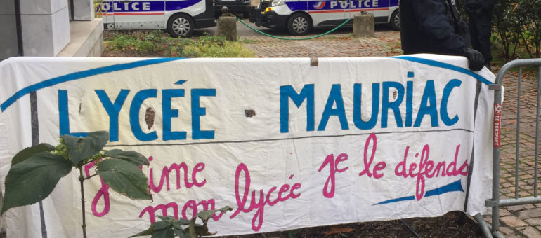 Les enseignants sanctionnés du Lycée François-Mauriac préparent un recours