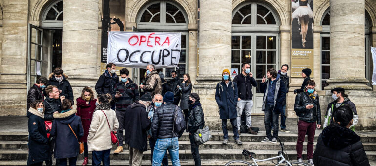 L’Opéra de Bordeaux occupé, la « culture des luttes » en scène