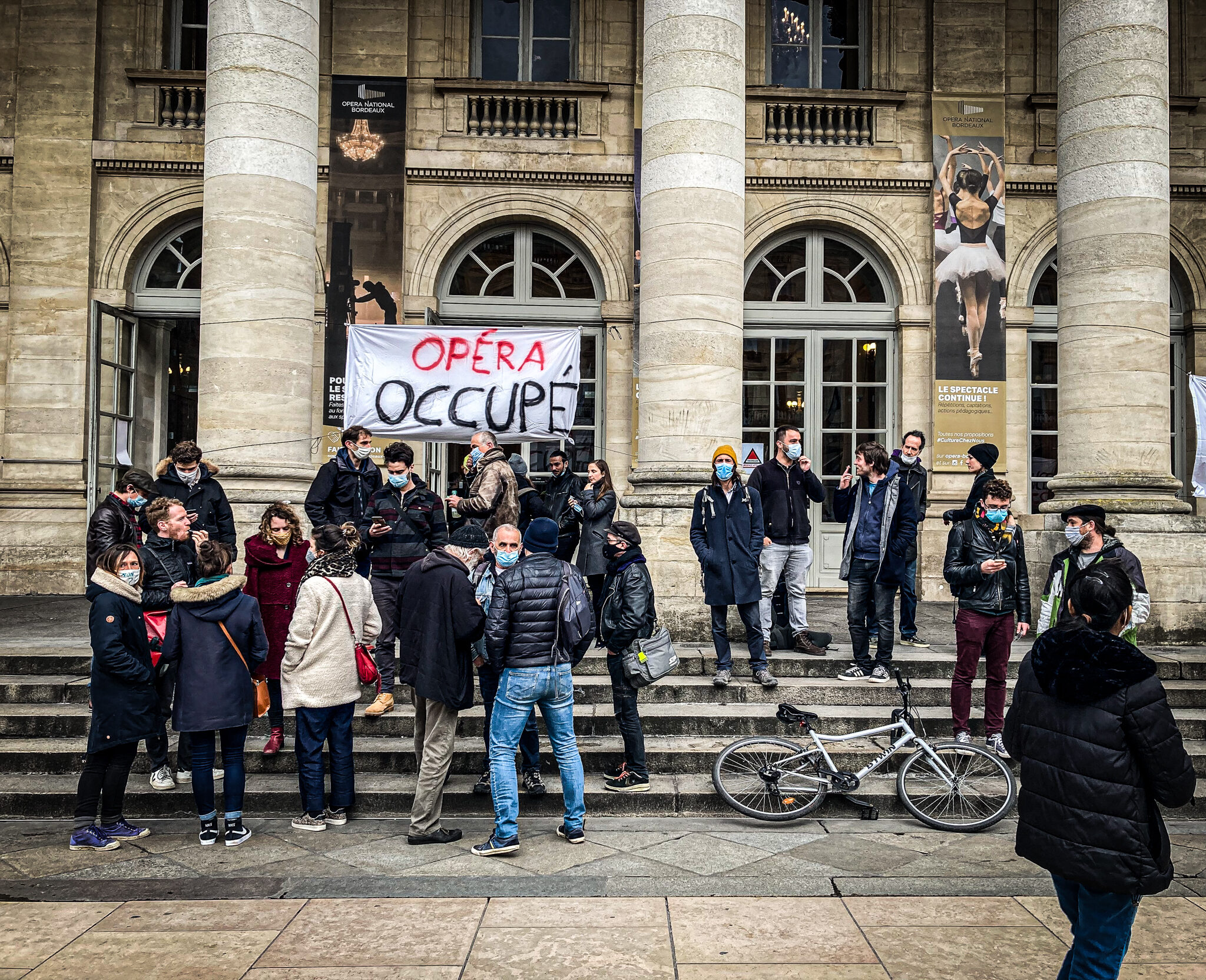 L’Opéra de Bordeaux occupé, la « culture des luttes » en scène