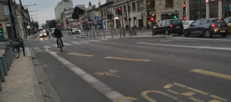 Les aménagements bus et vélos taillent la route sur les Boulevards