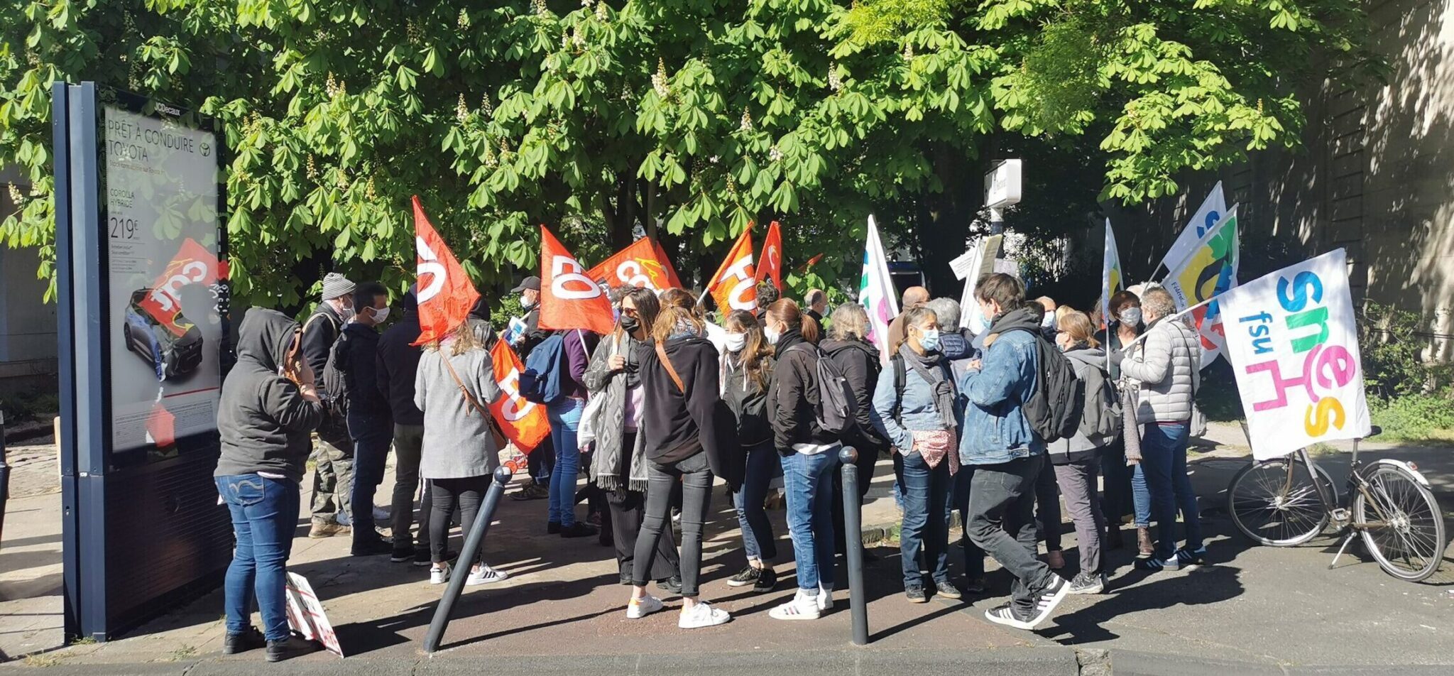 Rassemblement des AESH à Bordeaux : « On pallie les manques de l’Education nationale »