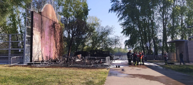 Un incendie criminel ravage les cabanes des sans-abri quai Sainte-Croix