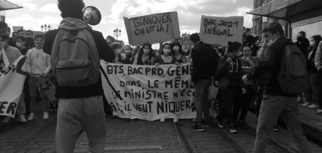 Des lycéens toujours mobilisés à Bordeaux contre les « inégalités du bac »