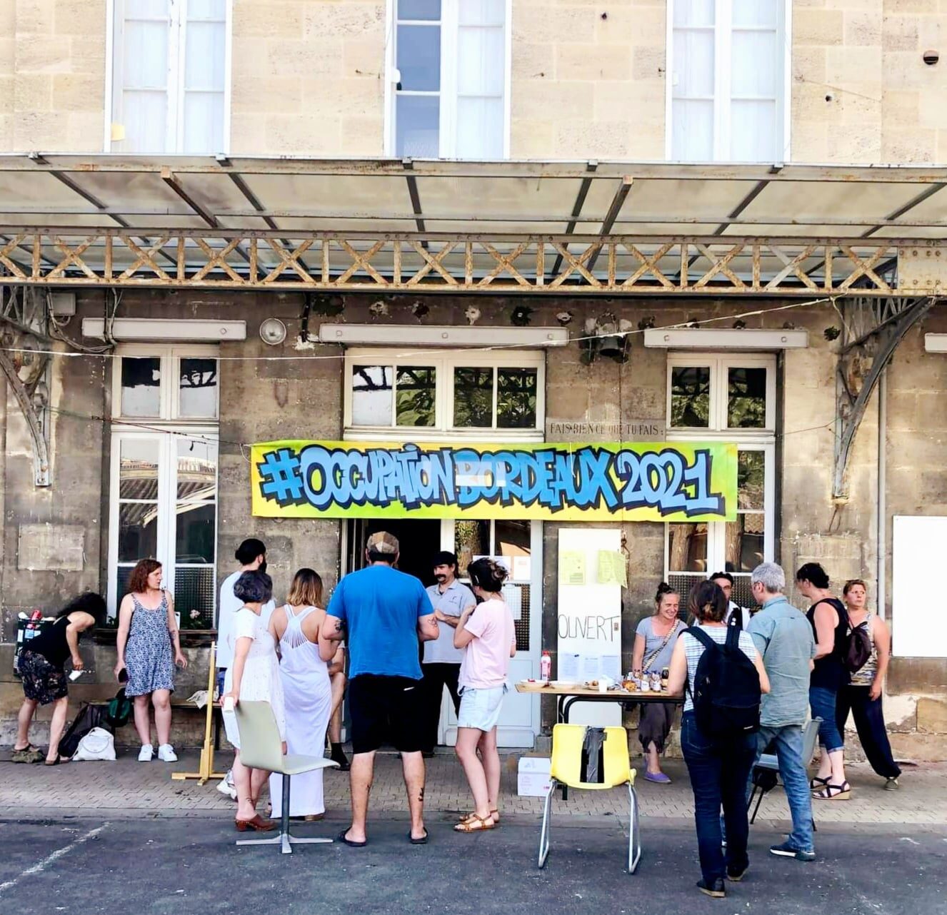 Occupation Bordeaux 2021 doit quitter l’ancien collège Fieffé