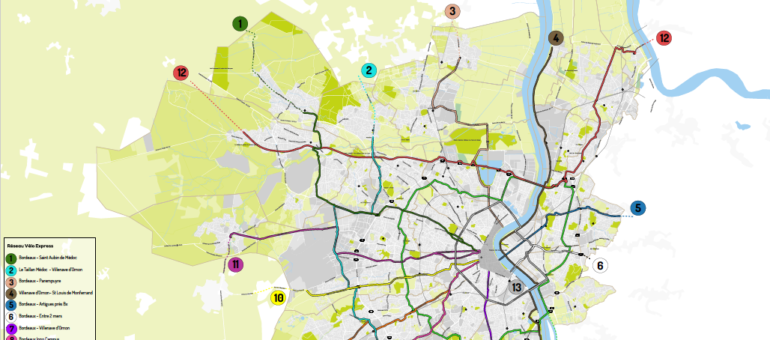 Bordeaux Métropole met près de 160 millions d’euros pour doubler les déplacements à vélo