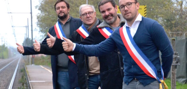 Quatre maires de Gironde en colère ne veulent pas rester à quai des TER