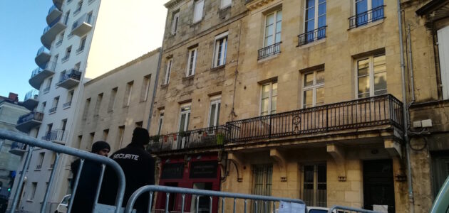 Trois immeubles, dont un risquant de s’effondrer, évacués à Bordeaux