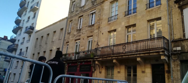 Trois immeubles, dont un risquant de s’effondrer, évacués à Bordeaux