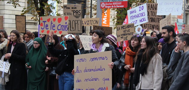 1 500 personnes manifestent à Bordeaux pour dire stop aux violences faites aux femmes