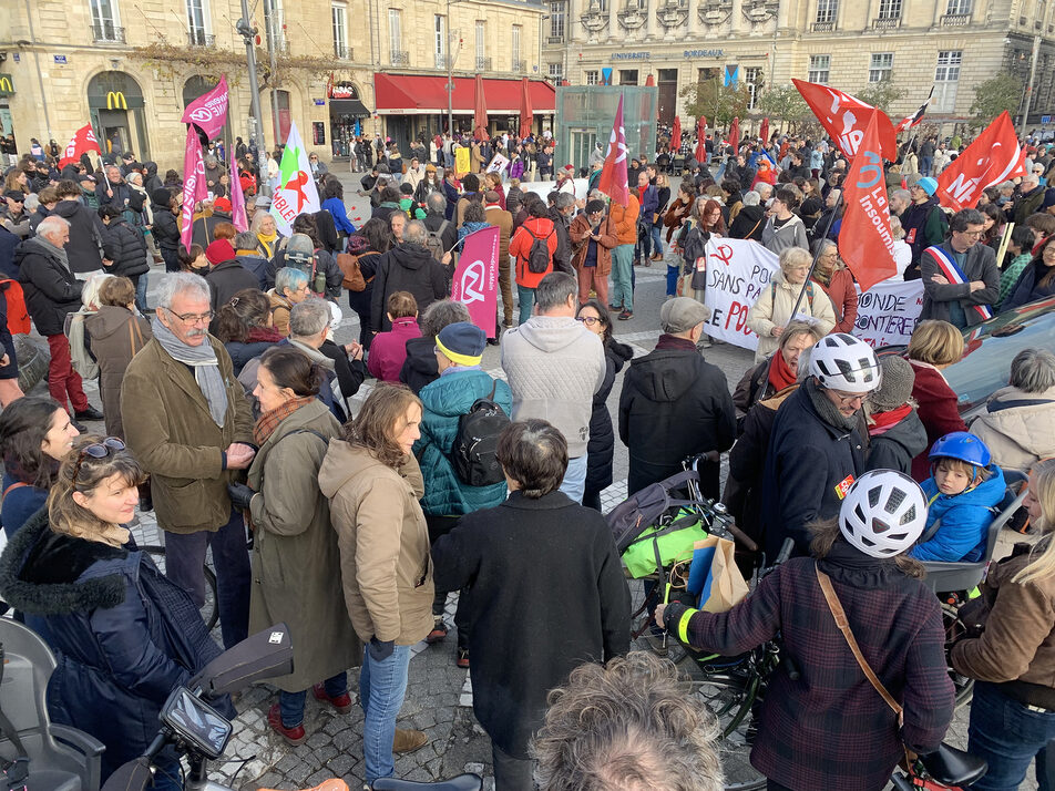 200 personnes rassemblées pour la Journée internationale des migrants à Bordeaux