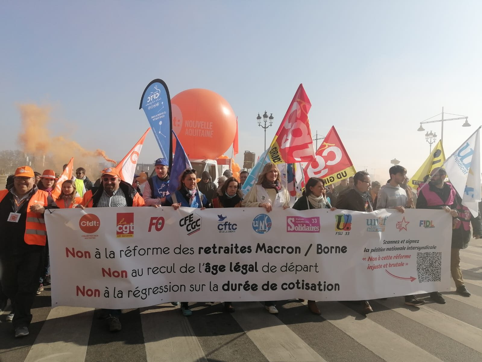 Cinquième mobilisation en baisse à Bordeaux avant « un gros 7 mars en perspective »