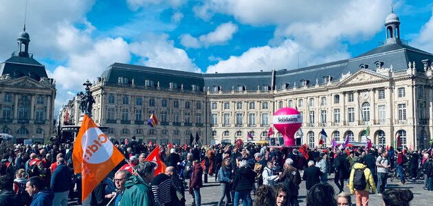 8500 à 50000 manifestants pour la 8e mobilisation contre la réforme des retraites à Bordeaux