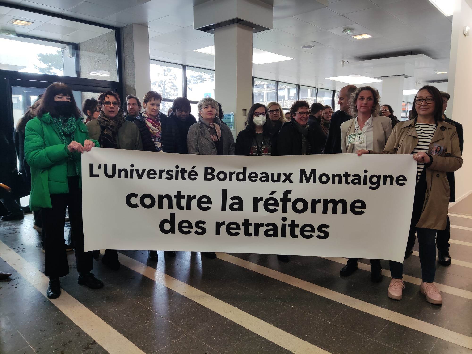 L’Université Bordeaux Montaigne remontée contre la réforme des retraites