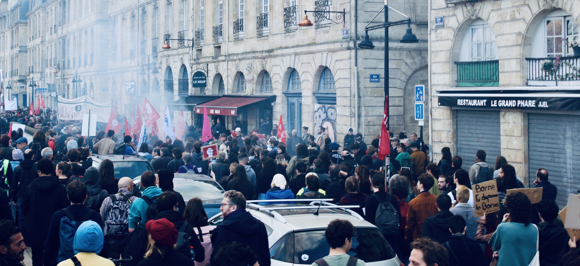 Nouveau rassemblement à Bordeaux ce samedi, la tension ne retombe pas suite au 49.3
