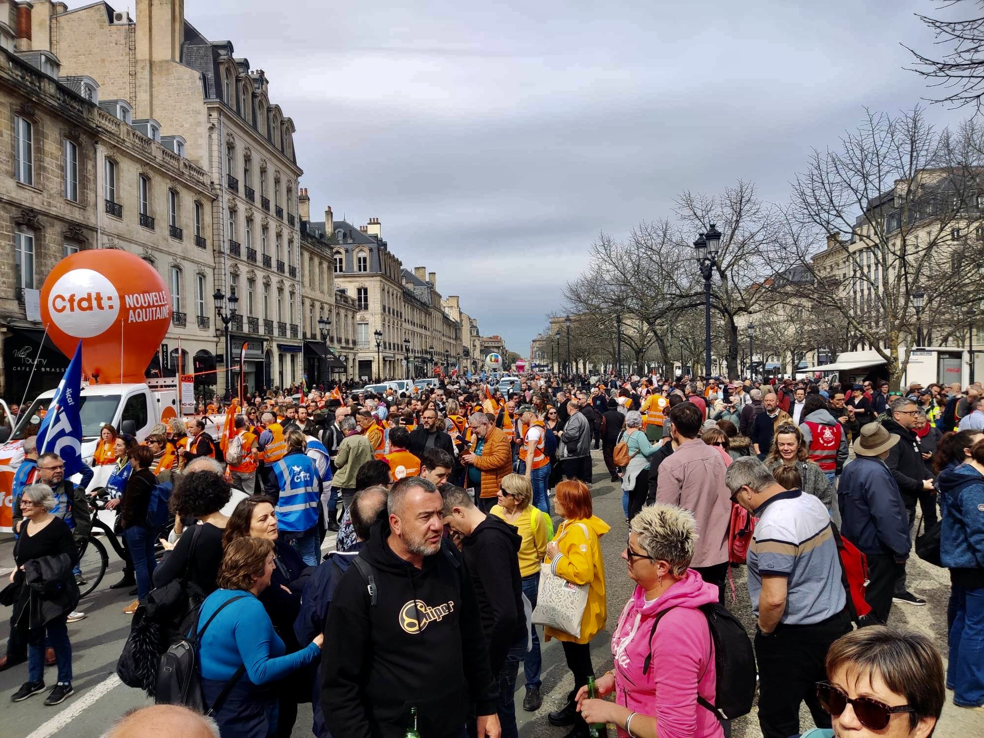 Grève du 6 avril contre la réforme des retraites : acte XI de la mobilisation à Bordeaux