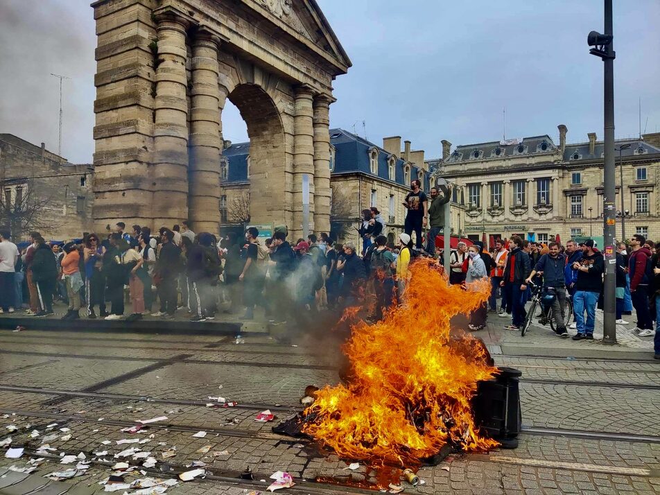 Réforme des retraites : relaxe d’un manifestant interpellé à Bordeaux