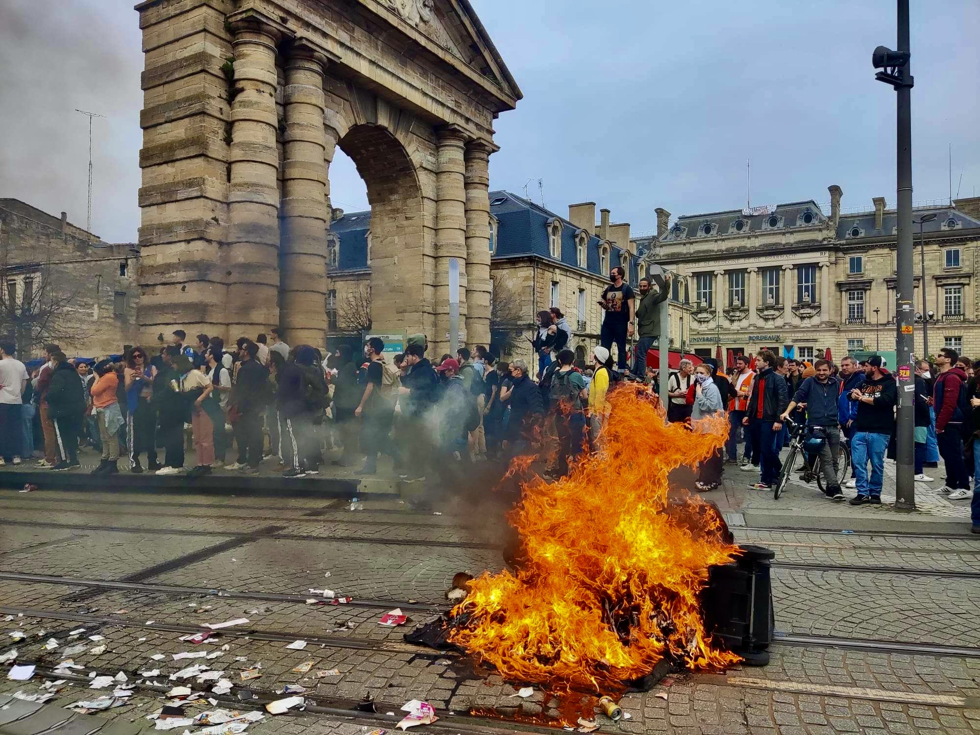 Réforme des retraites : relaxe d’un manifestant interpellé à Bordeaux