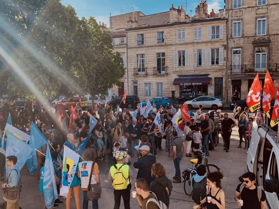 Réformes des retraites : le RIP retoqué, les syndicats « déterminés » à poursuivre la mobilisation à Bordeaux