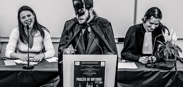 Batman jugé à Bordeaux par des repris de justice et de futures robes noires