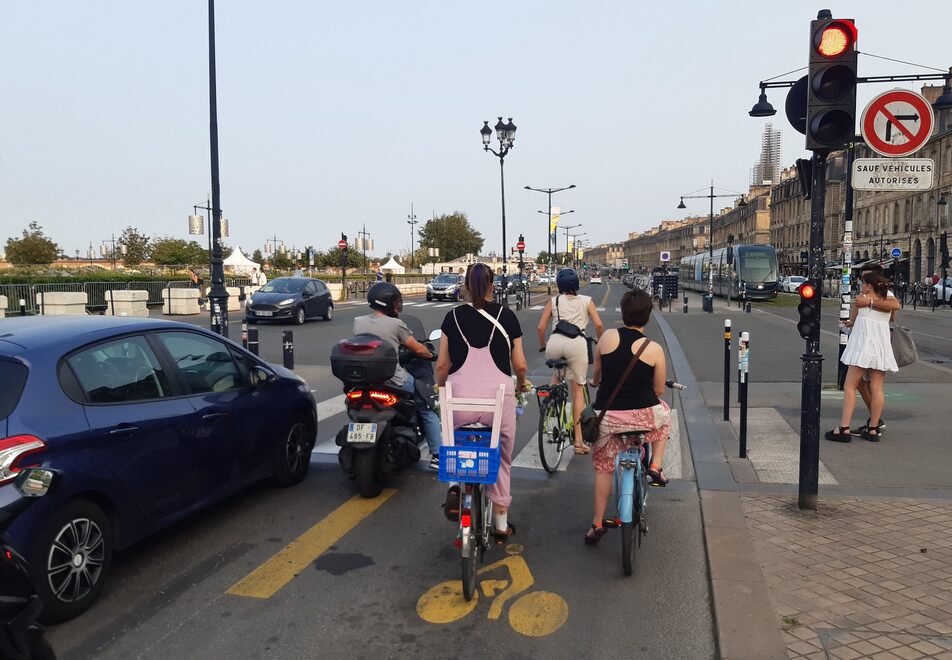 Fin des voies vélos temporaires sur les quais de Bordeaux après le Tour de France