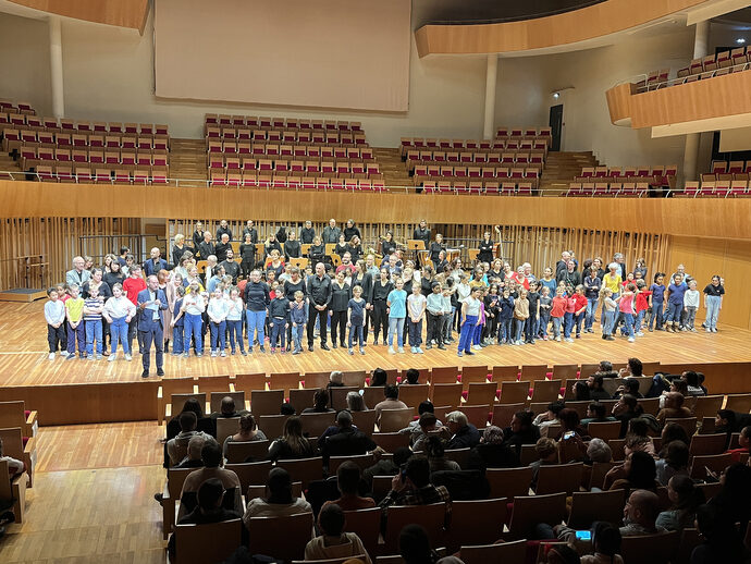 Un troisième orchestre Démos réunit des enfants de toute la Gironde