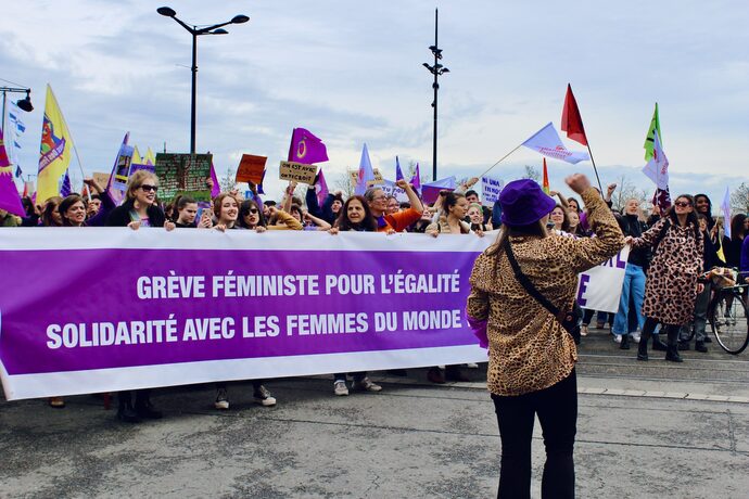 Pour la mobilisation du 8 mars, difficile de rater les cours à l’Université de Bordeaux