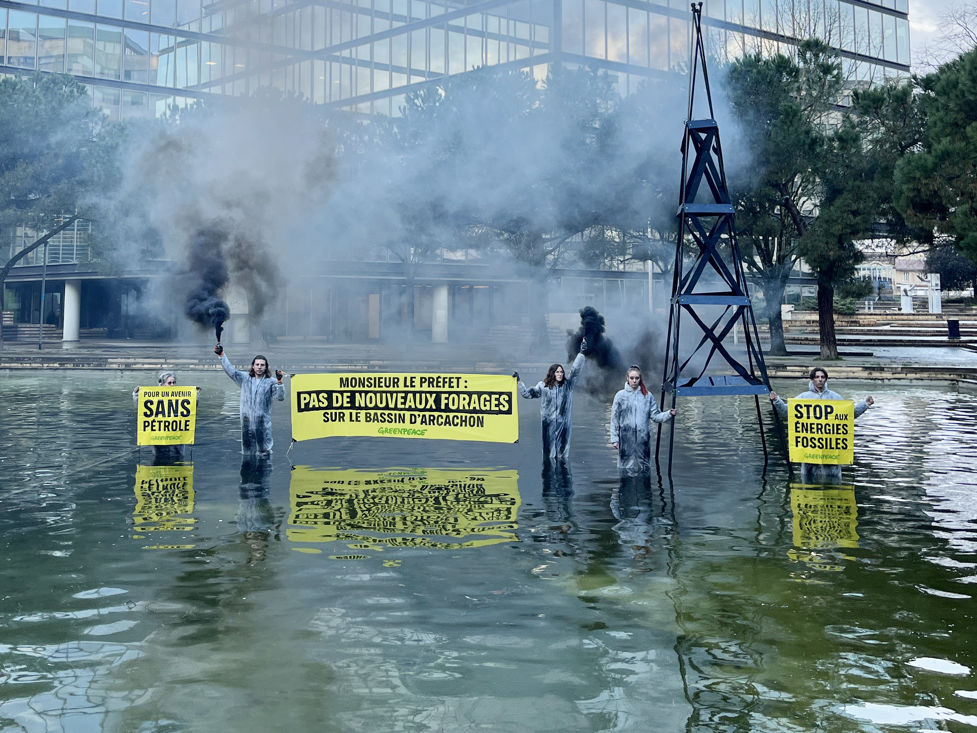 Greenpeace : « Monsieur le Préfet, pas de nouveaux forages sur le bassin d’Arcachon »