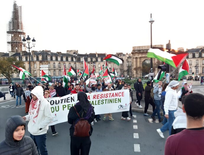 Conférence et manifestation en soutien au peuple palestinien ce week-end à Bordeaux